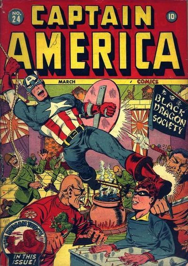 Cover of Captain America Comics #24