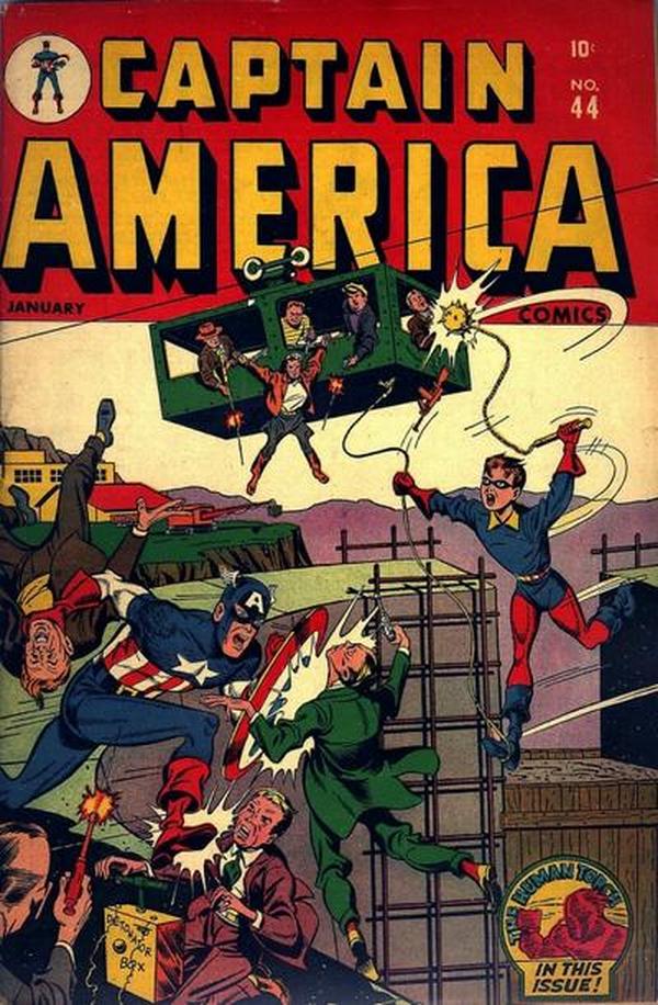 Cover of Captain America Comics #44