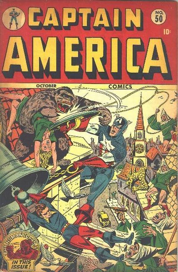 Cover of Captain America Comics #50