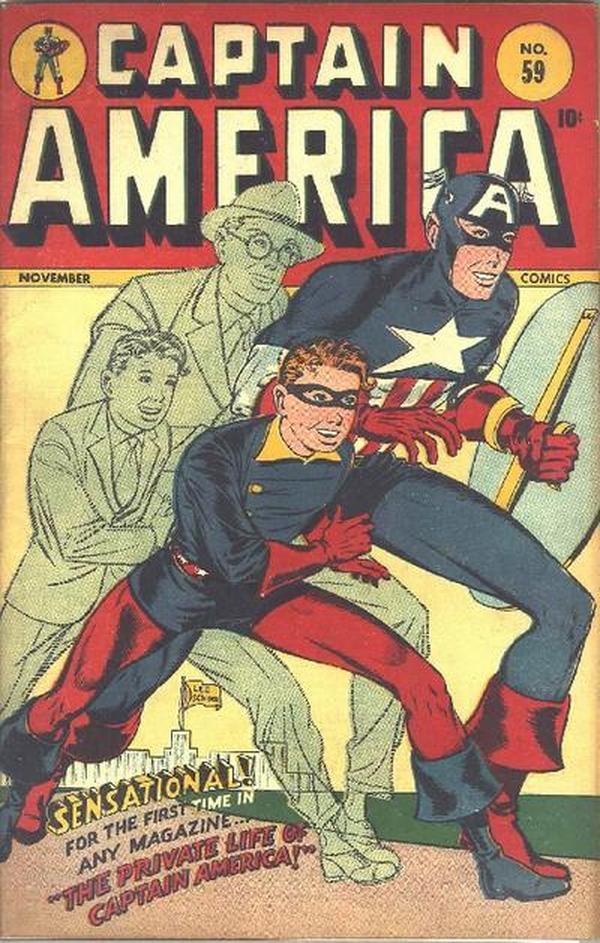 Cover of Captain America Comics #59