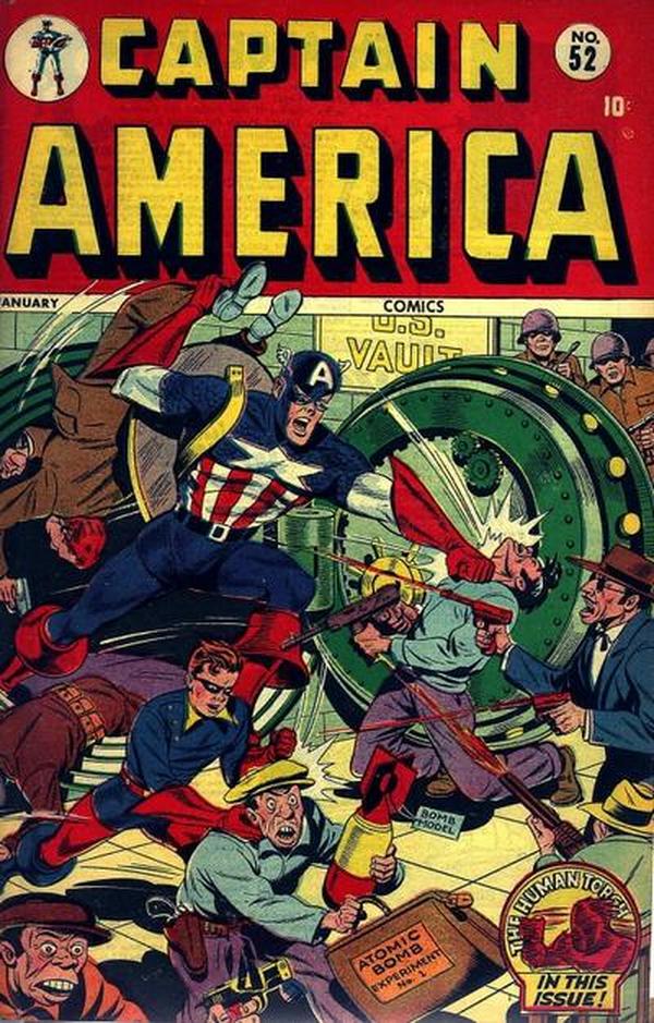 Cover of Captain America Comics #52
