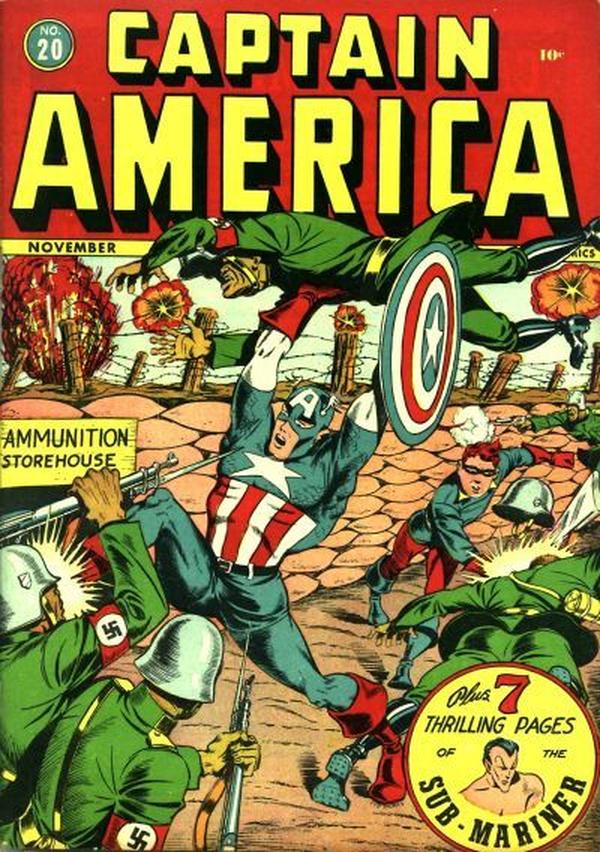 Cover of Captain America Comics #20