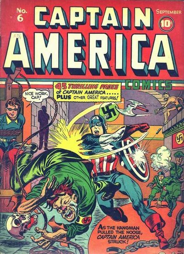 Cover of Captain America Comics #6