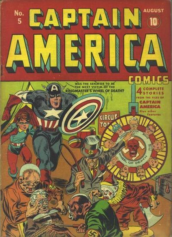 Cover of Captain America Comics #5