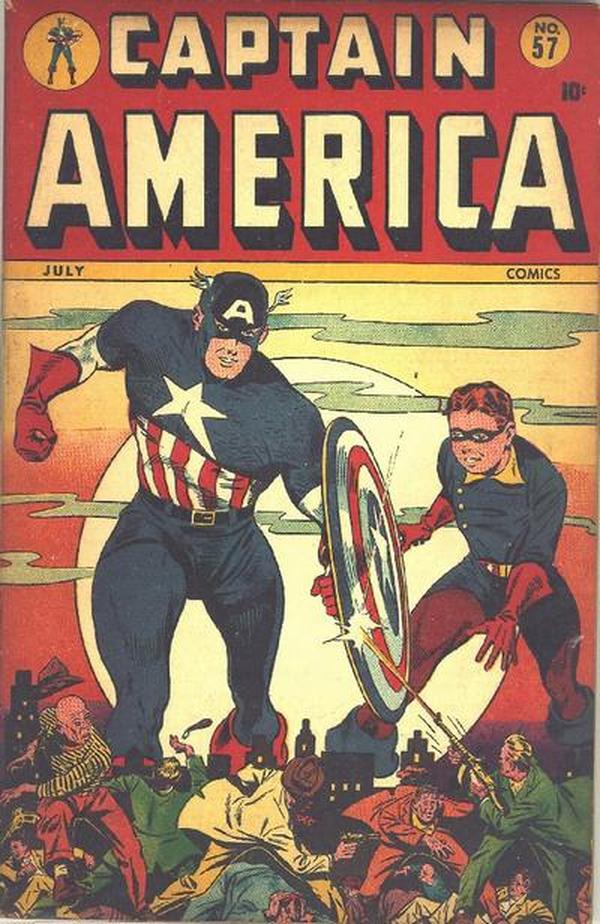 Cover of Captain America Comics #57