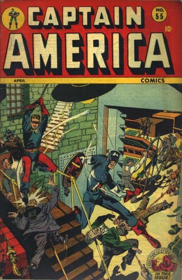 Cover of Captain America Comics #55