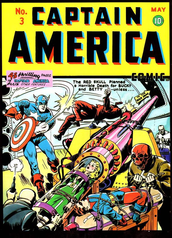 Cover of Captain America Comics #3