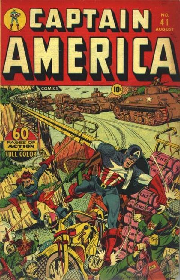 Cover of Captain America Comics #41
