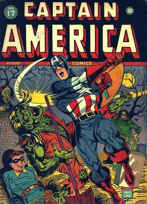 Cover of Captain America Comics #17