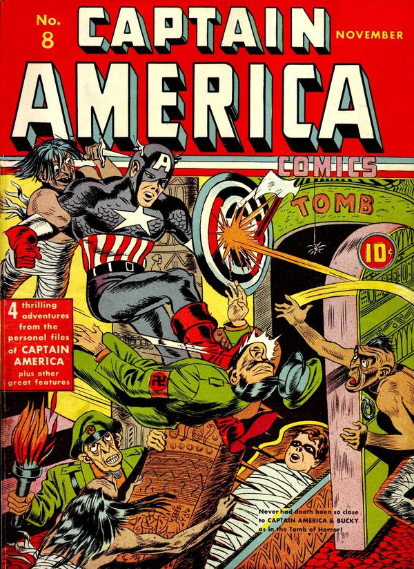 Cover of Captain America Comics #8