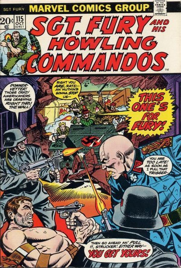 Cover of Sgt. Fury #115