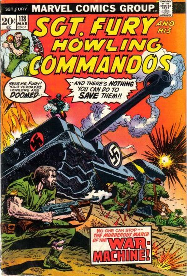 Cover of Sgt. Fury #118