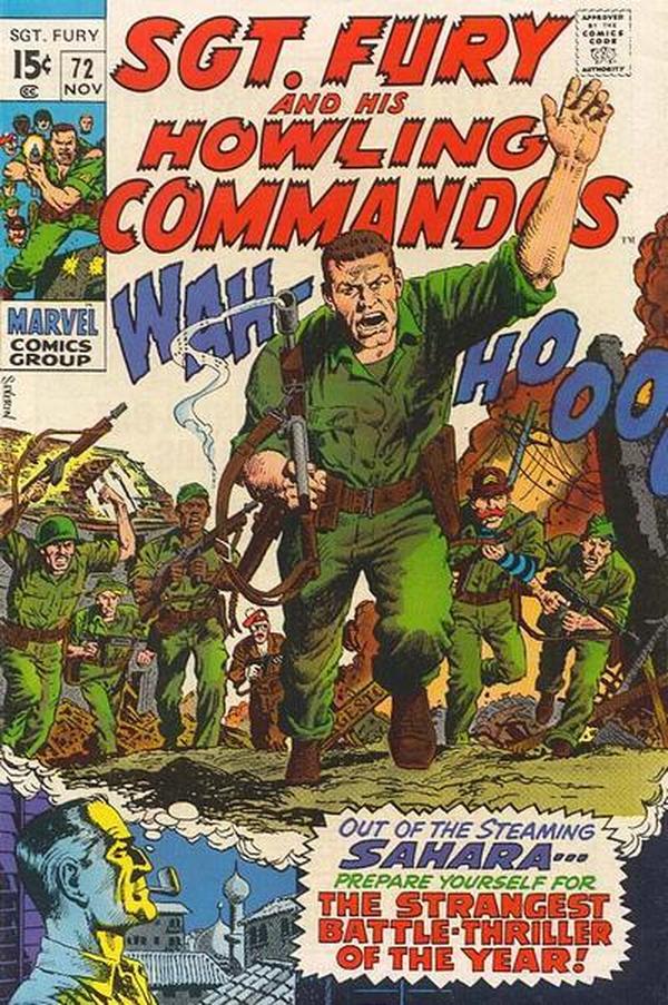 Sgt. Fury #72 cover