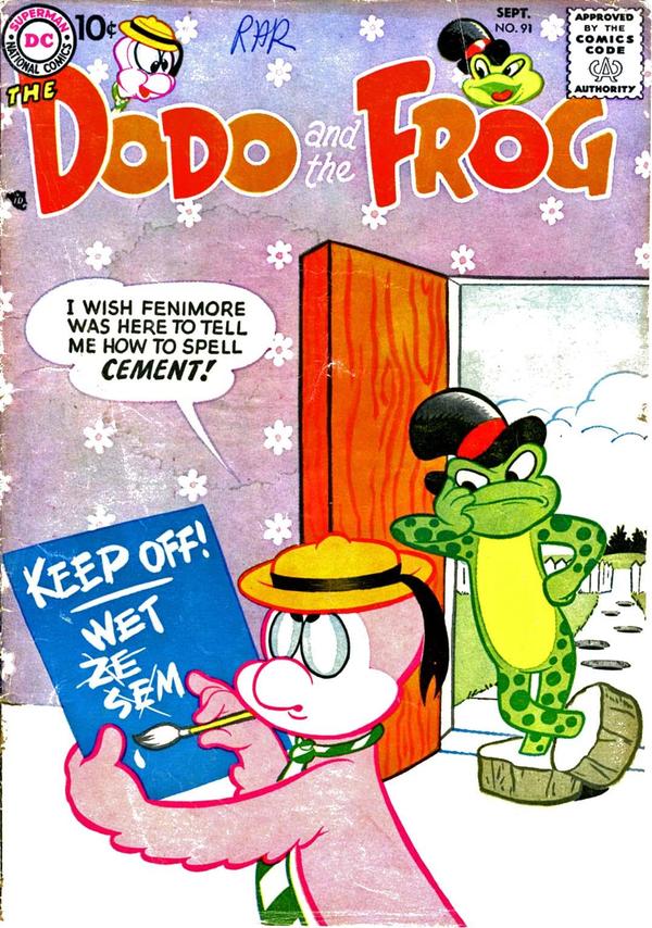 The Dodo and the Frog (1954) #91 cover