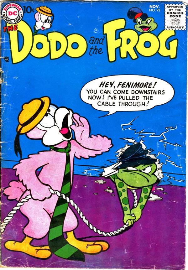 The Dodo and the Frog (1954) #92 cover