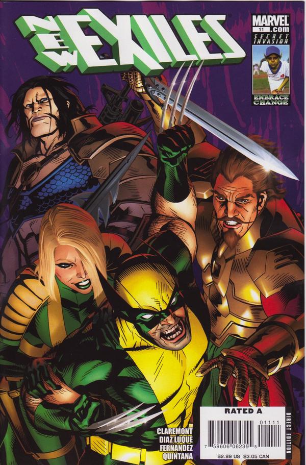 New Exiles (2008) #11 cover