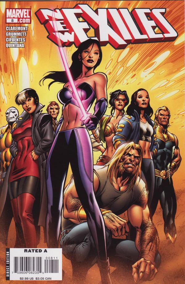 New Exiles (2008) #8 cover
