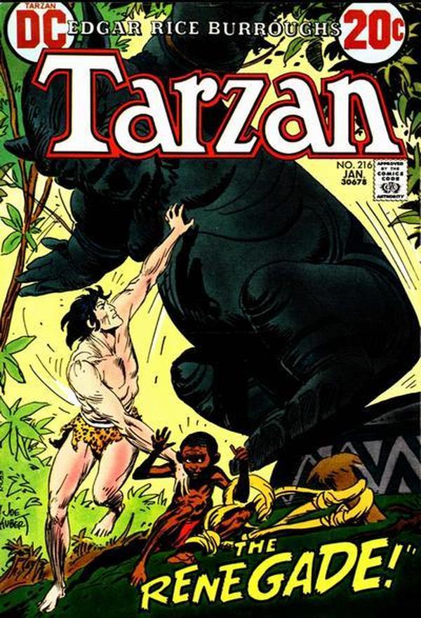 Tarzan (1972) #216 cover