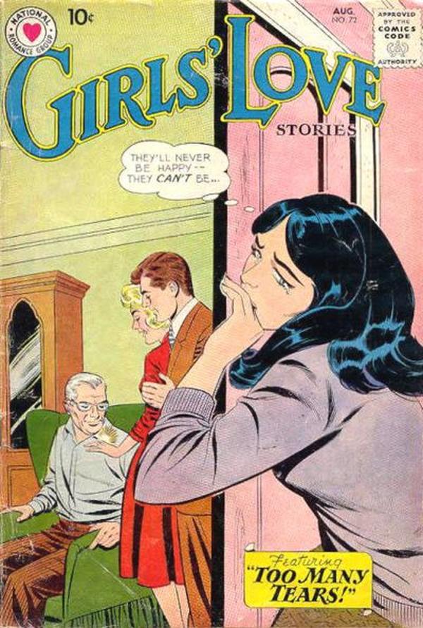 Girls' Love Stories (1949) #72 cover