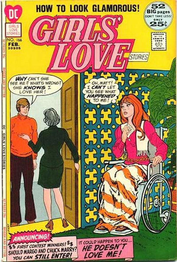 Girls' Love Stories (1949) #166 cover