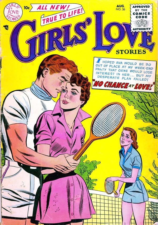Girls' Love Stories (1949) #36 cover