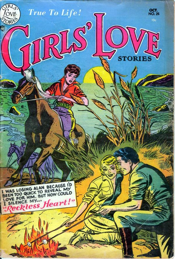 Girls' Love Stories (1949) #25 cover