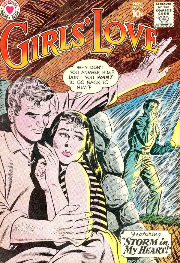 Girls' Love Stories (1949) #74 cover