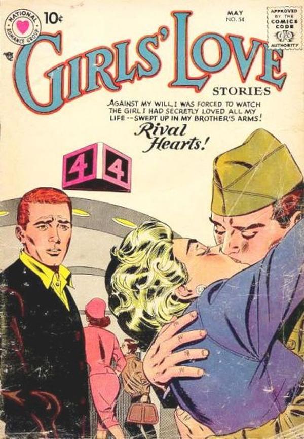 Girls' Love Stories (1949) #54 cover