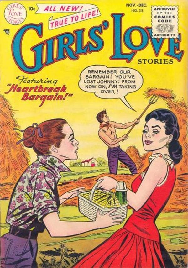 Girls' Love Stories (1949) #38 cover