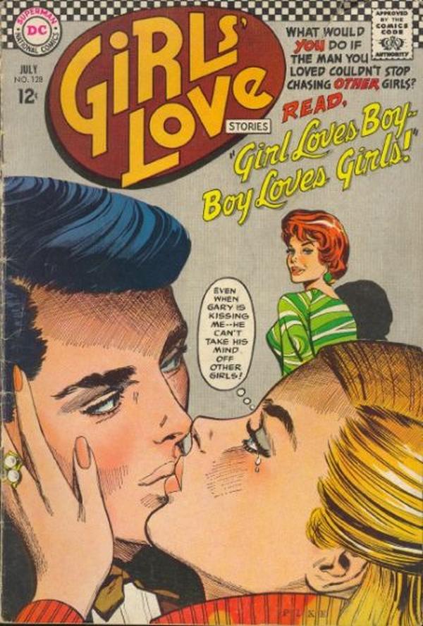 Girls' Love Stories (1949) #128 cover