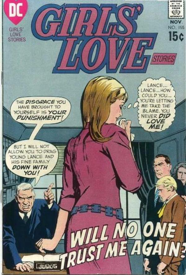 Girls' Love Stories (1949) #155 cover