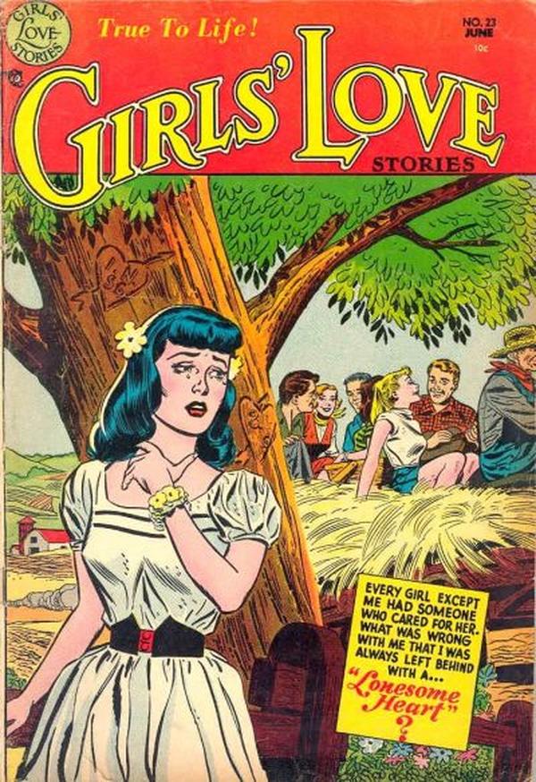 Girls' Love Stories (1949) #23 cover