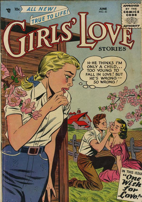 Girls' Love Stories (1949) #41 cover