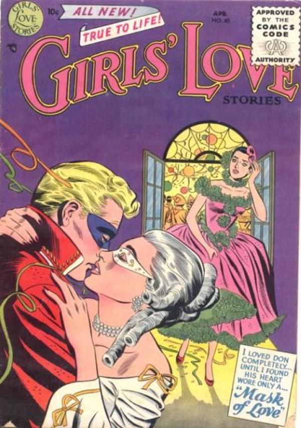 Girls' Love Stories (1949) #40 cover