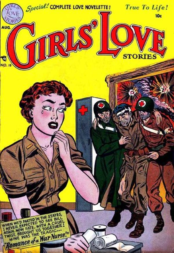 Girls' Love Stories (1949) #18 cover