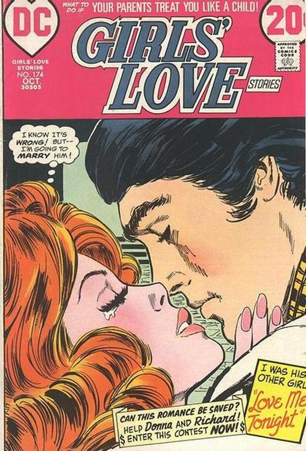 Girls' Love Stories (1949) #174 cover