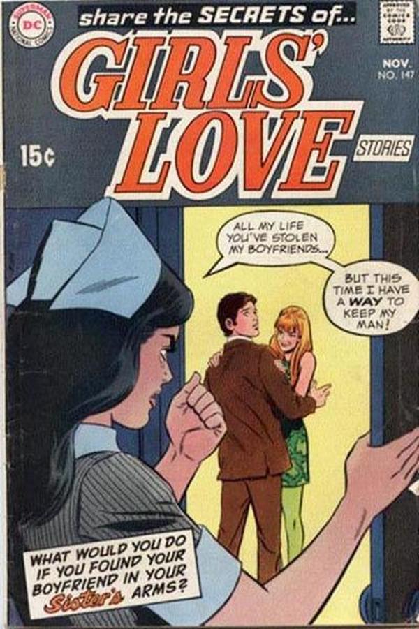 Girls' Love Stories (1949) #147 cover