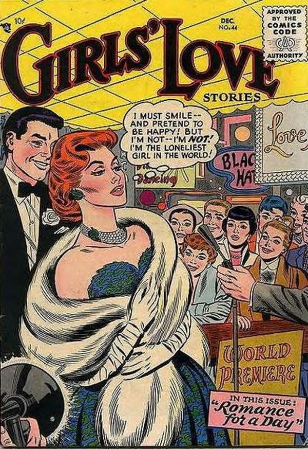 Girls' Love Stories (1949) #44 cover