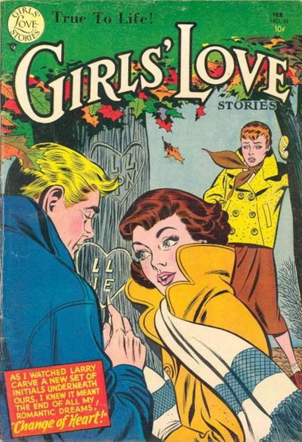 Girls' Love Stories (1949) #33 cover
