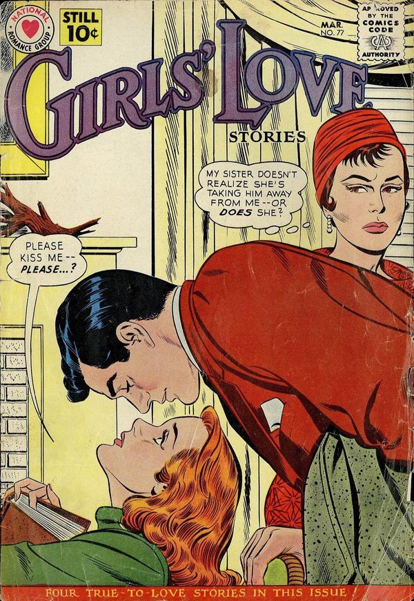 Girls' Love Stories (1949) #77 cover