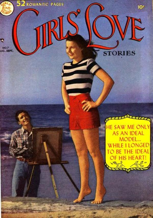 Girls' Love Stories (1949) #7 cover