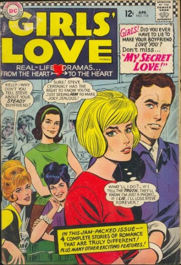 Girls' Love Stories (1949) #118 cover