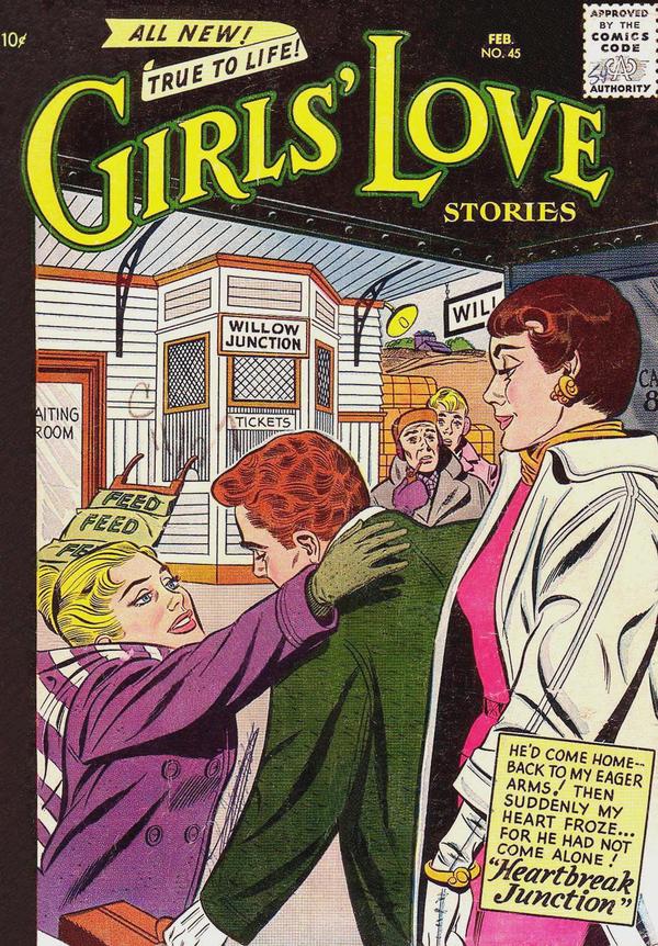 Girls' Love Stories (1949) #45 cover