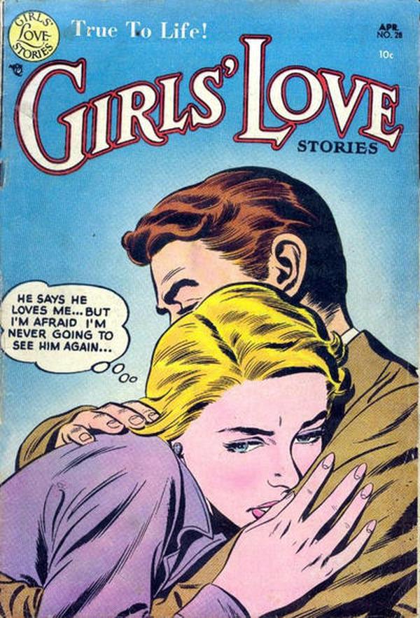 Girls' Love Stories (1949) #28 cover