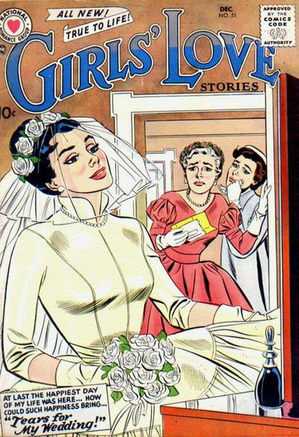 Girls' Love Stories (1949) #51 cover
