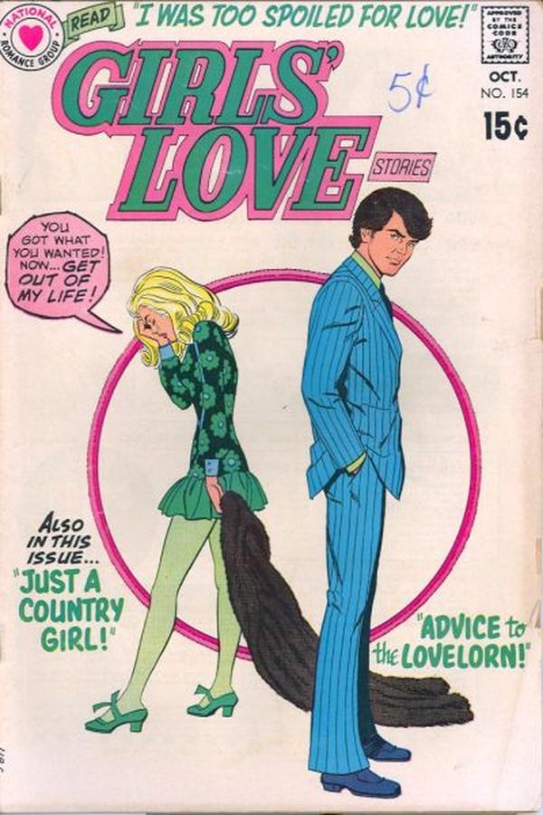 Girls' Love Stories (1949) #154 cover