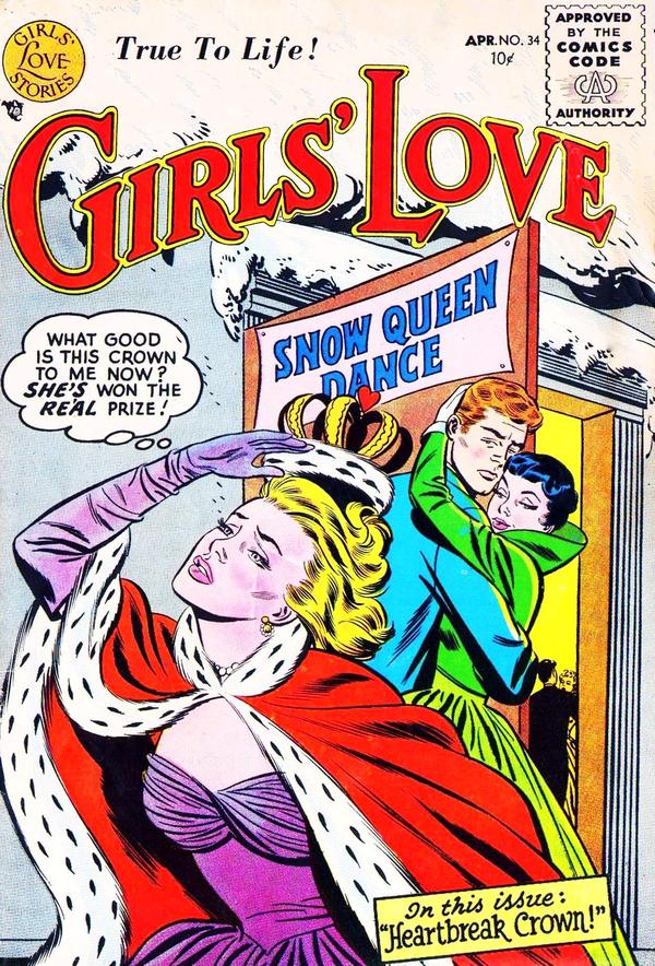 Girls' Love Stories (1949) #34 cover