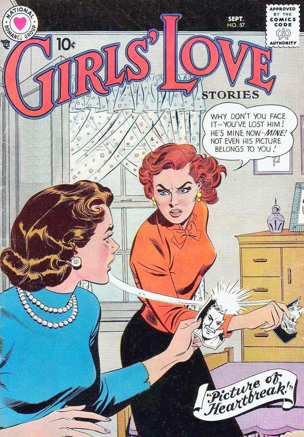 Girls' Love Stories (1949) #57 cover