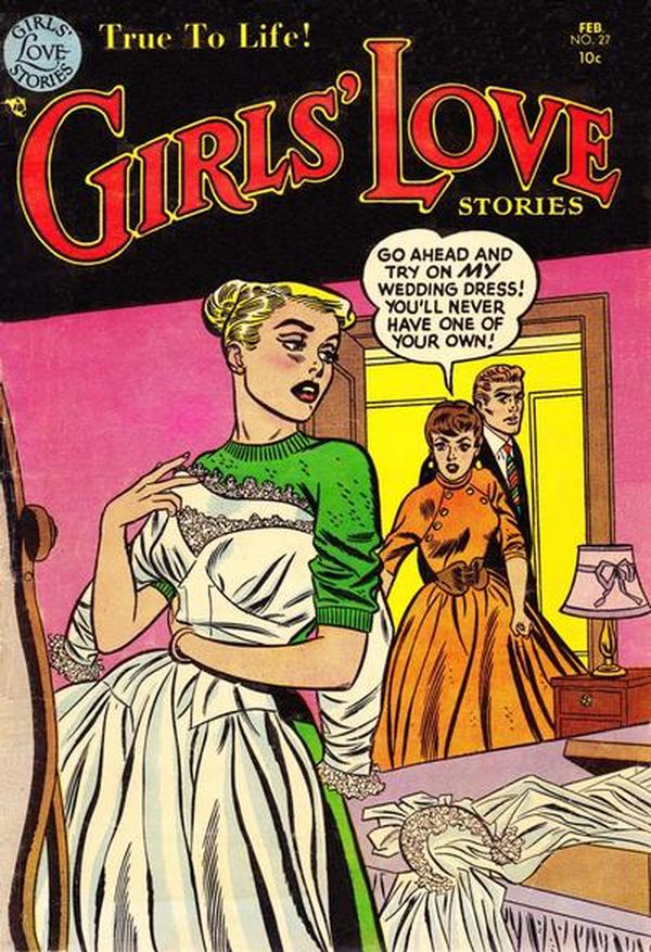 Girls' Love Stories (1949) #27 cover
