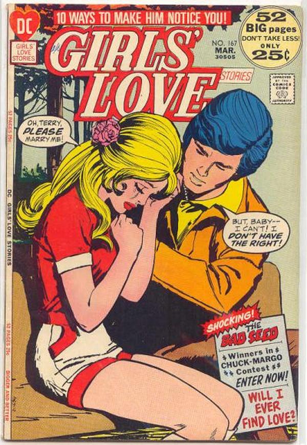 Girls' Love Stories (1949) #167 cover
